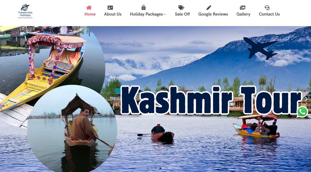 Website portfolio project – traveltricksholidays.com